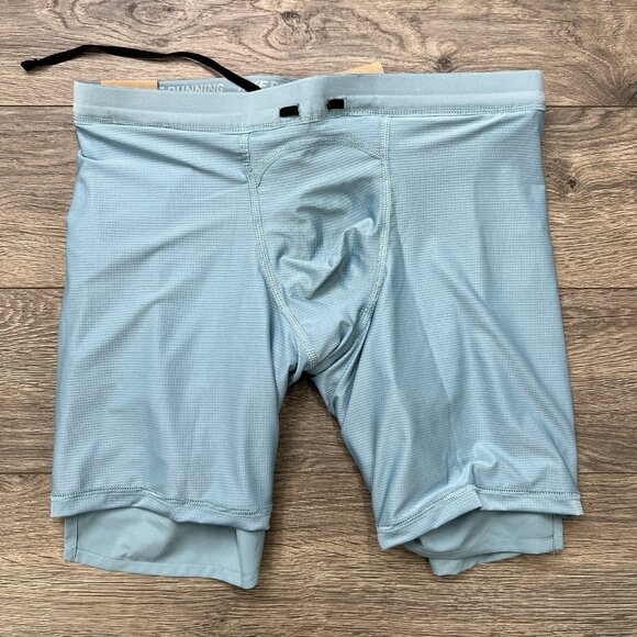 Nike Running Shorts Sz XL Mens Dri Fit Stride 7" 2 in 1 Turquoise Teal $65 - Picture 8 of 11